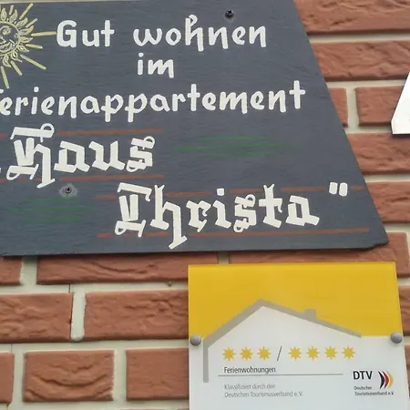 Апартаменты Haus Christa Лангельсхайм Экстерьер фото